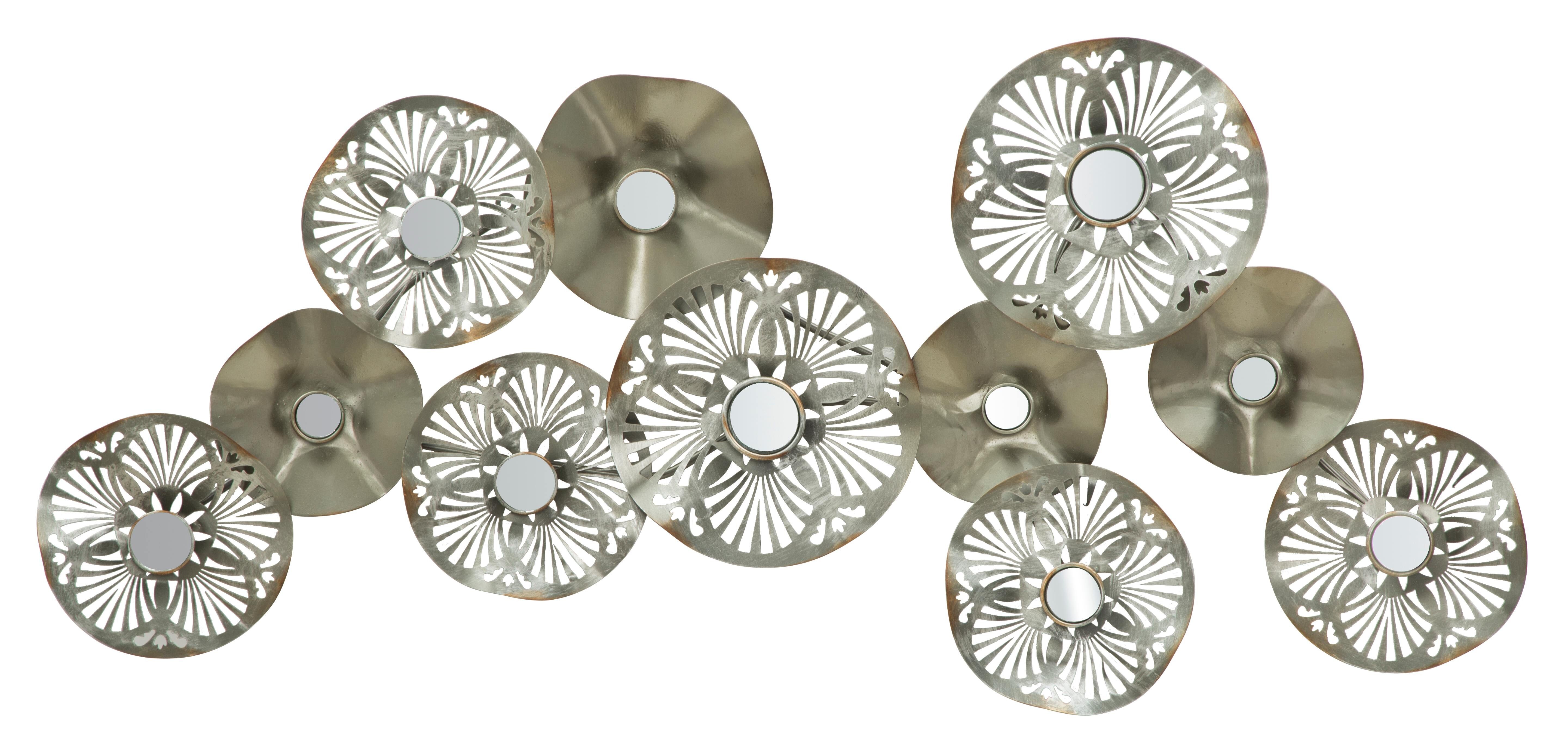 WANDDEKORATION SILBER CM 137X6X62 D318160000