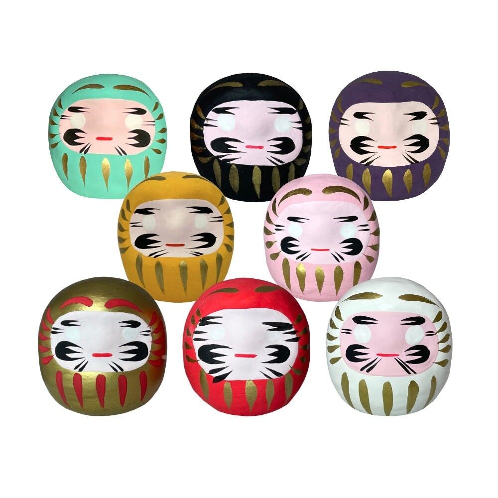Daruma para la oportunidad y la buena fortuna 4,5 cm