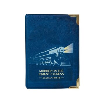 Murder on The Orient Express Blue Book Sac à main Crossbody Purse 4