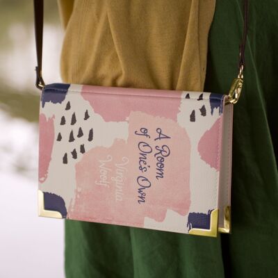 A Room of One's Own Pastel Book Bolso Crossbody Clutch