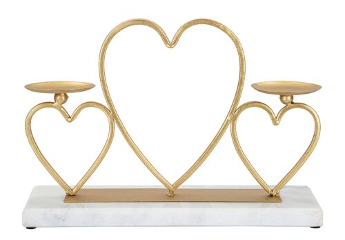 HEARTS CANDLE HOLDER CM CM 30X9X20 D1903850000