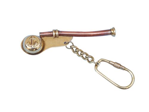 Marine Whistle  Nautical Keychain