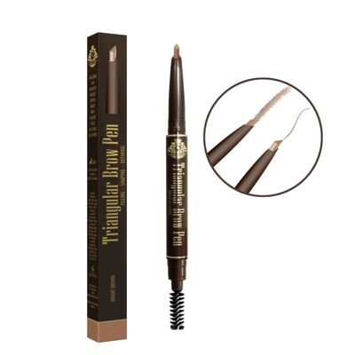 Brown triangular tip eyebrow pencil - Light Brown