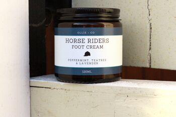 Crème pour les pieds Horse Riders | Huiles essentielles de Menthe Poivrée, Lavande & Tea Tree 1