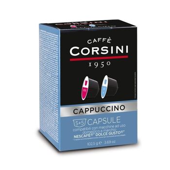 Capsules cappuccino compatibles Dolce Gusto® | Boîte contenant 10 gélules 1