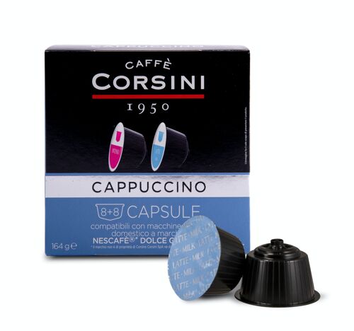 Cappuccino | Capsule compatibili Dolce Gusto® | Confezione contenente 16 capsule
