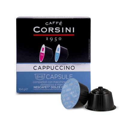 Cappuccino | Capsule compatibili Dolce Gusto® | Confezione contenente 16 capsule