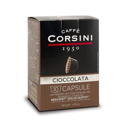 Capsules CHOCOLAT compatibles Dolce Gusto® | Boîte contenant 10 gélules