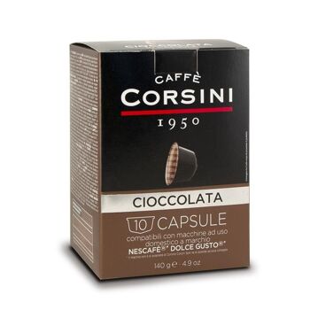 Capsules CHOCOLAT compatibles Dolce Gusto® | Boîte contenant 10 gélules 1