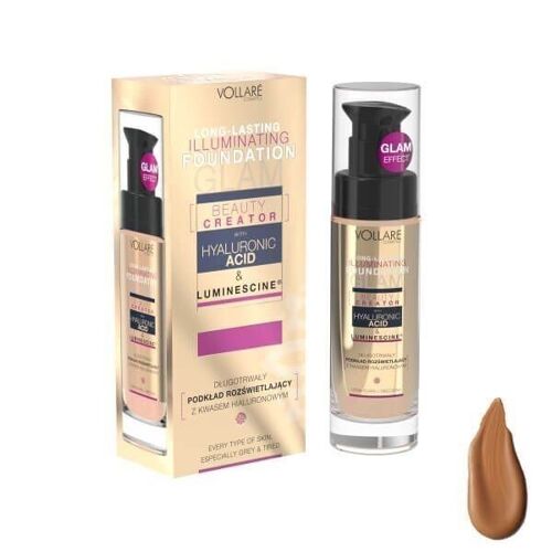 Fond de teint Glam Corrector VOLLARE - 504 - NATURAL TAN