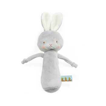 Bunnies By The Bay hochet Lapin gris 1