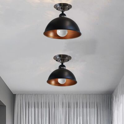 Suspension Vintage Plafond Abat-Jour Lustre Industriel Lumière Rétro Lampe UK ~ 1350