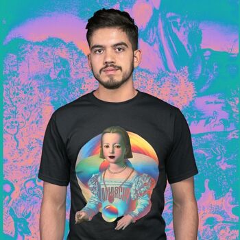 T-shirt graphique unisexe ANARCHY, 100% coton Queer Renaissance Art, Pride Apparel avec une esthétique surréaliste. 2