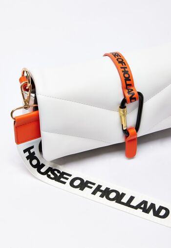 Sac à bandoulière noir et blanc House Of Holland 2