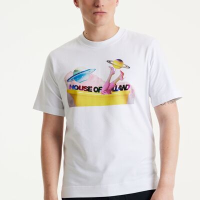 Camiseta unisex con estampado de planetas de House of Holland
