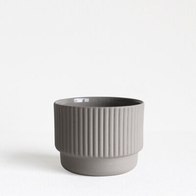 Tazza cappuccino 120 ml | grigio chiaro