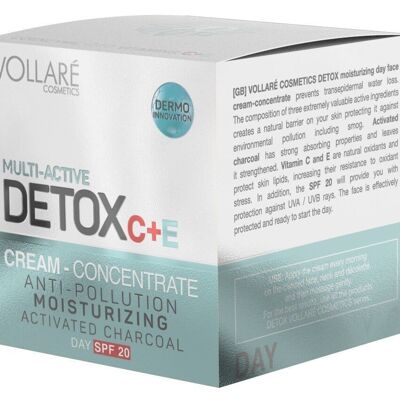 VOLLARE ultra-concentrated hydrating and detox day cream