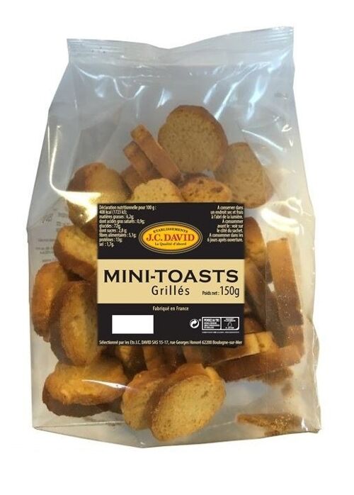 Mini toasts grillés - 150g