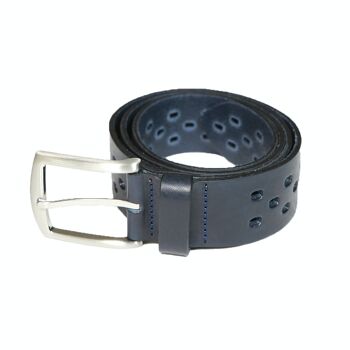 Ceinture pour homme OMER marine 1