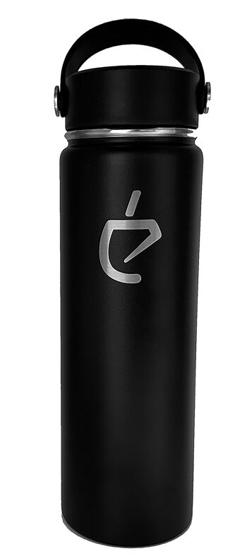 Bouteille isotherme mug thermos "Una botella" noir 650ml de UN MATE. Fiole à vide isotherme 2