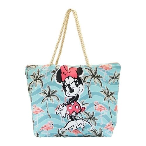 Disney Minnie Mouse Tropic-Bolsa de Playa Soleil, Turquesa