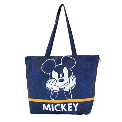Disney Mickey Mouse Blue-Small Soleil Beach Bag, Dark Blue