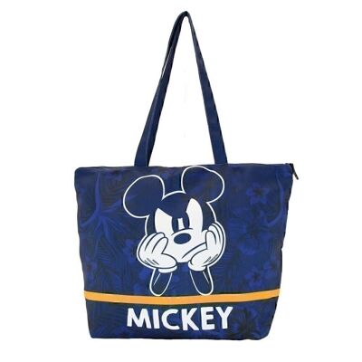 Borsa da spiaggia Soleil blu-piccola Disney Topolino, blu scuro