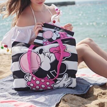 Disney Minnie Mouse Chillin' Gum-Small Soleil Sac de plage Noir 3