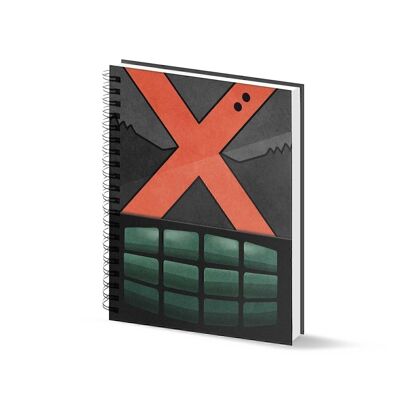 My Hero Academia X-Notebook A5 Carta millimetrata, grigio