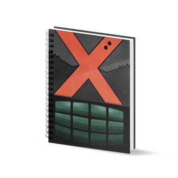 My Hero Academia X-Notebook A5 Papier millimétré, Gris