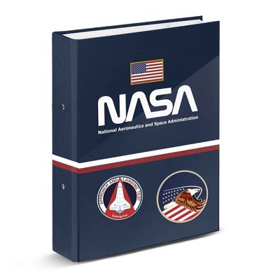 NASA Infinity-4 Ringbuch, blau