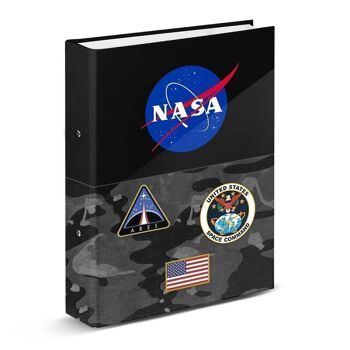 NASA Camo-Folder 4 anneaux, gris