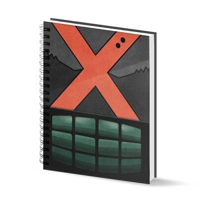 My Hero Academia X-Notebook A4 Carta millimetrata, grigio