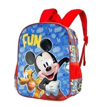 Disney Mickey Mouse Fun-Basic Sac à dos Multicolore 1