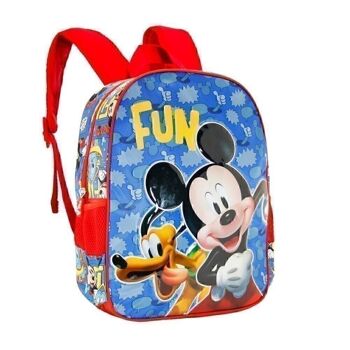 Disney Mickey Mouse Fun-Basic Sac à dos Multicolore 3