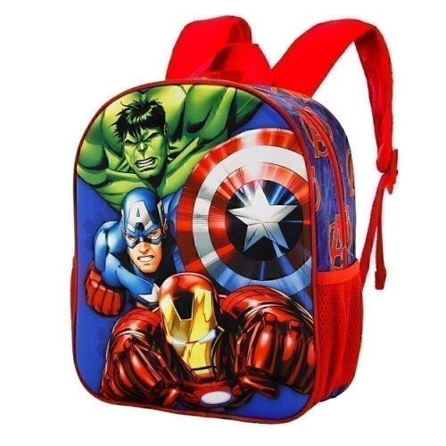 Marvel Los Vengadores Go On-Mochila Basic, Azul