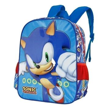 Sega-Sonic Fast-Backpack Basic, Bleu 1
