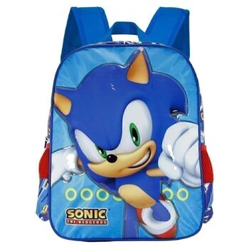 Sega-Sonic Fast-Backpack Basic, Bleu 2