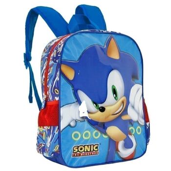 Sega-Sonic Fast-Backpack Basic, Bleu 3