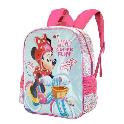 Disney Minnie Mouse Bike-Basic Backpack, Blue