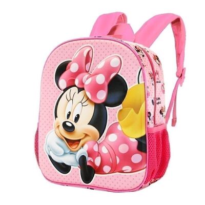 Disney Minnie Mouse Lying-Basic Backpack, Pink