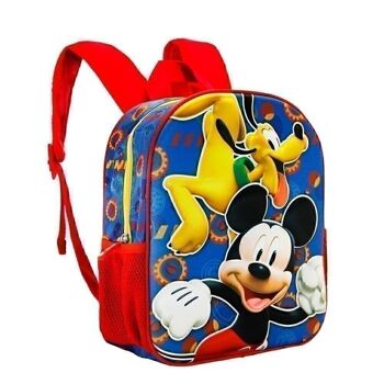 Disney Mickey Mouse Happy Friends-Petit sac à dos 3D Bleu 3