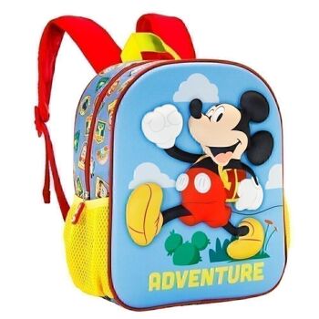 Disney Mickey Mouse Adventure-Petit sac à dos 3D, multicolore 3