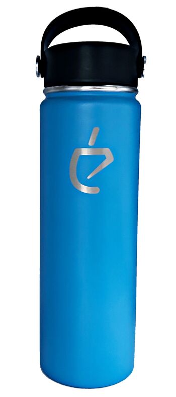 Bouteille isotherme mug thermos "Una botella" bleu 650ml de UN MATE. Fiole à vide isotherme 2