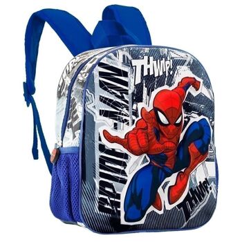 Marvel Spiderman Jumping-Small Sac à dos 3D Gris 3