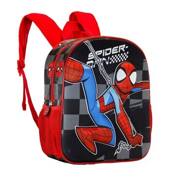 Marvel Spiderman Rally-Small Sac à dos 3D Noir 3