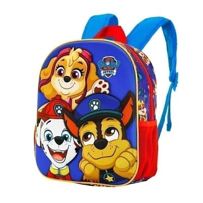 Paw Patrol Mates-Small 3D Backpack, Blue