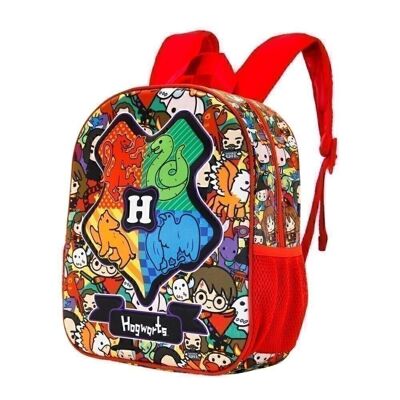 Harry Potter All Together Now-Mochila 3D Pequeña, Rojo