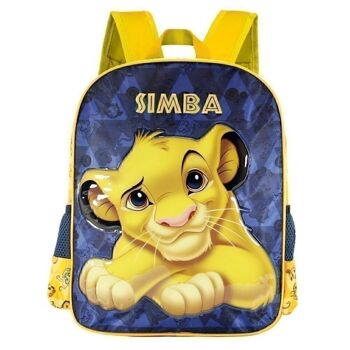Disney Le Roi Lion Simba Rest-Small Sac à dos 3D Bleu foncé 2