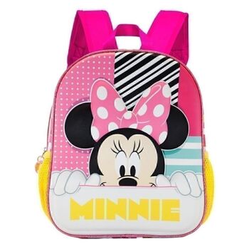 Disney Minnie Mouse Curious-Petit sac à dos 3D Rose 2